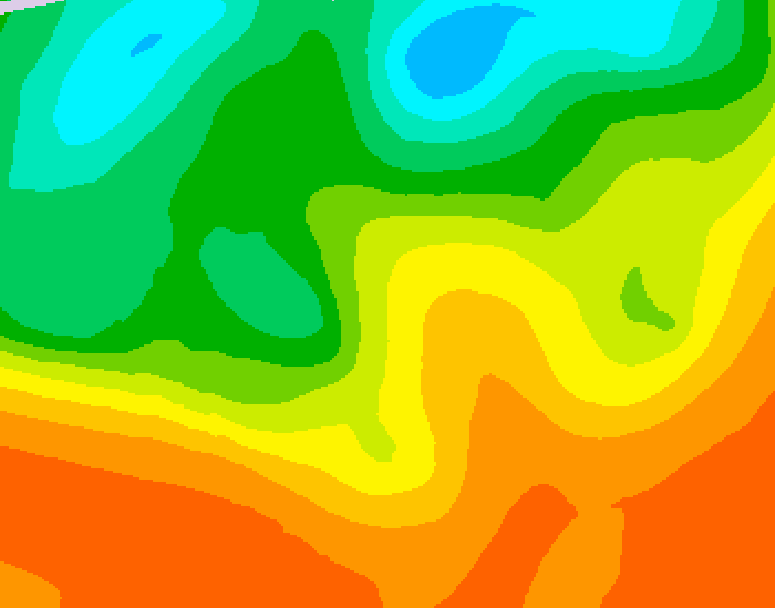 GDPS 500 millibar geopotential height 228 hour forecast chart for Canada based on 2025/09/06 1200Z data