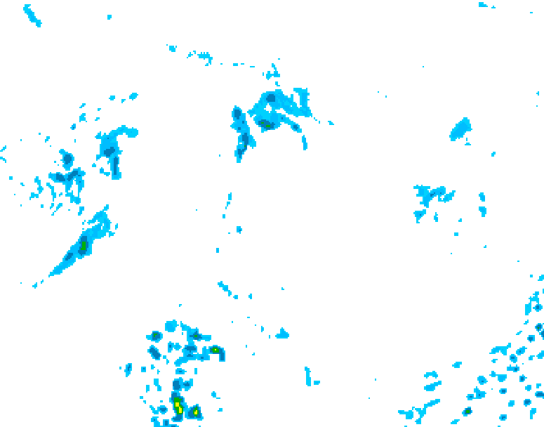 GDPS precipitation 228 hour forecast chart for Canada based on 2025/09/07 1200Z data