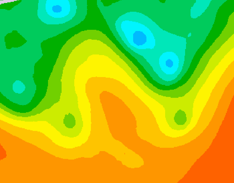 GDPS 500 millibar geopotential height 192 hour forecast chart for Canada based on 2025/09/08 0000Z data