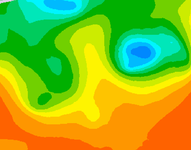 GDPS 500 millibar geopotential height 234 hour forecast chart for Canada based on 2025/09/08 0000Z data