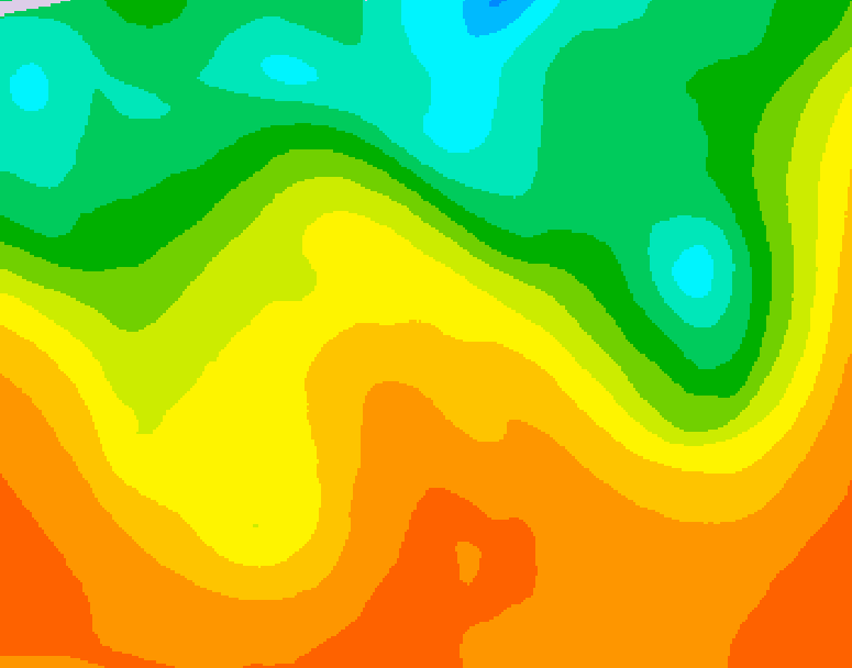 GDPS 500 millibar geopotential height 222 hour forecast chart for Canada based on 2025/09/08 1200Z data