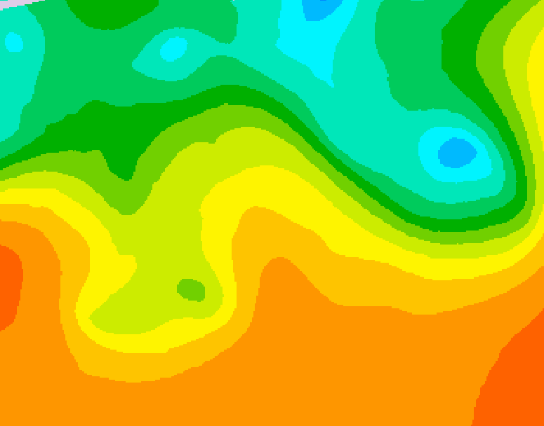 GDPS 500 millibar geopotential height 240 hour forecast chart for Canada based on 2025/09/08 1200Z data