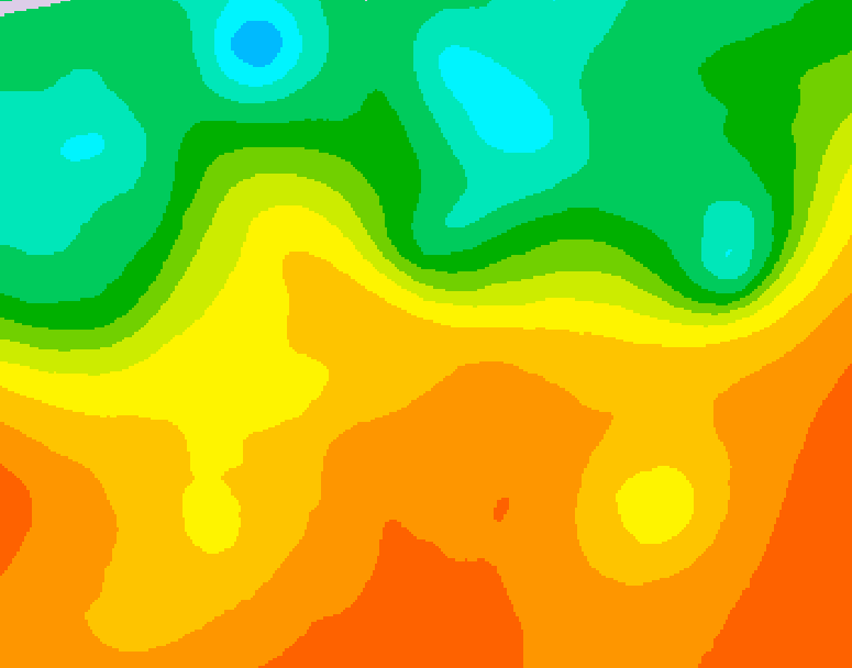 GDPS 500 millibar geopotential height 192 hour forecast chart for Canada based on 2025/09/09 0000Z data