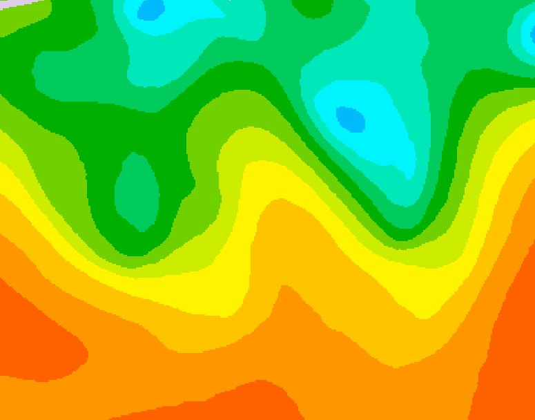 GDPS 500 millibar geopotential height 234 hour forecast chart for Canada based on 2025/09/09 0000Z data
