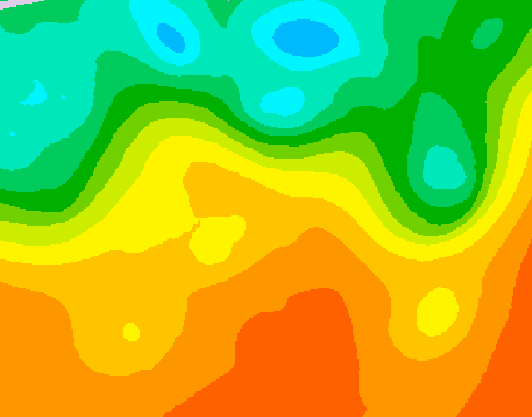 GDPS 500 millibar geopotential height 180 hour forecast chart for Canada based on 2025/09/09 1200Z data