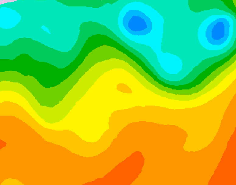 GDPS 500 millibar geopotential height 216 hour forecast chart for Canada based on 2025/09/09 1200Z data