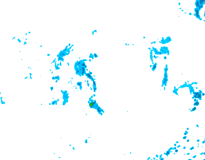 GDPS precipitation 234 hour forecast chart for Canada based on 2025/09/09 0000Z data