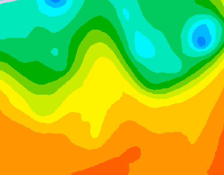 GDPS 500 millibar geopotential height 204 hour forecast chart for Canada based on 2025/09/10 0000Z data