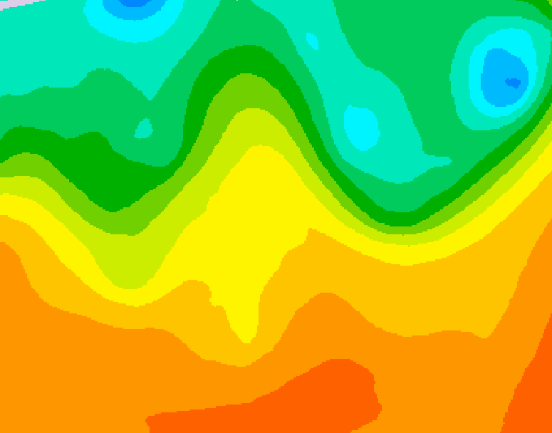 GDPS 500 millibar geopotential height 210 hour forecast chart for Canada based on 2025/09/10 0000Z data