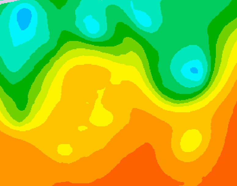 GDPS 500 millibar geopotential height 156 hour forecast chart for Canada based on 2025/09/10 1200Z data