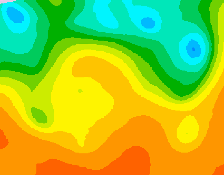 GDPS 500 millibar geopotential height 174 hour forecast chart for Canada based on 2025/09/10 1200Z data