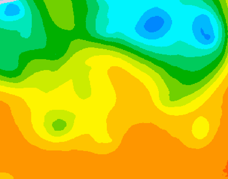 GDPS 500 millibar geopotential height 192 hour forecast chart for Canada based on 2025/09/10 1200Z data