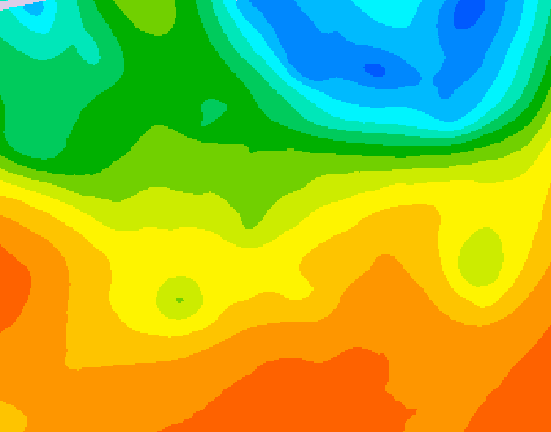 GDPS 500 millibar geopotential height 222 hour forecast chart for Canada based on 2025/09/10 1200Z data