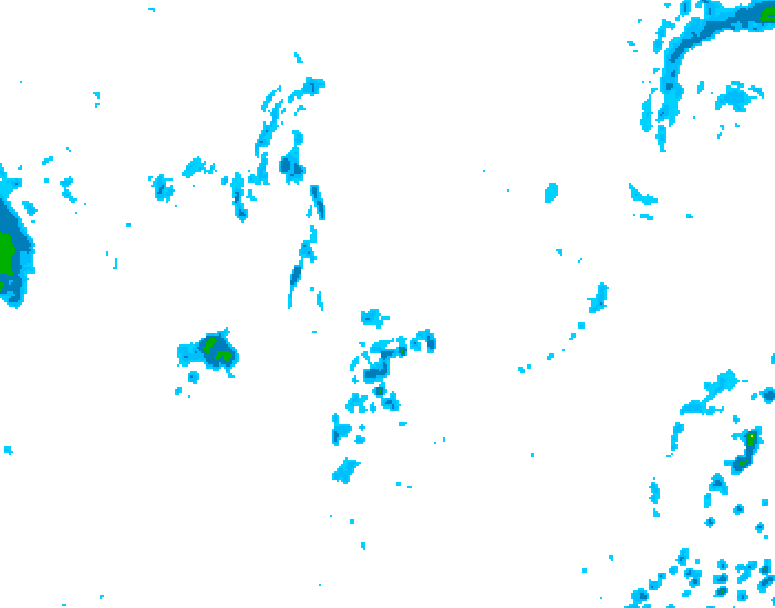 GDPS precipitation 210 hour forecast chart for Canada based on 2025/09/10 0000Z data