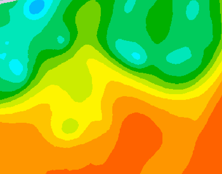 GDPS 500 millibar geopotential height 120 hour forecast chart for Canada based on 2025/09/11 0000Z data