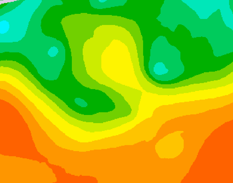GDPS 500 millibar geopotential height 210 hour forecast chart for Canada based on 2025/09/11 0000Z data