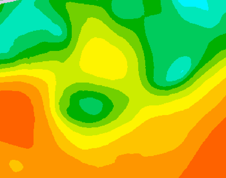 GDPS 500 millibar geopotential height 234 hour forecast chart for Canada based on 2025/09/11 0000Z data