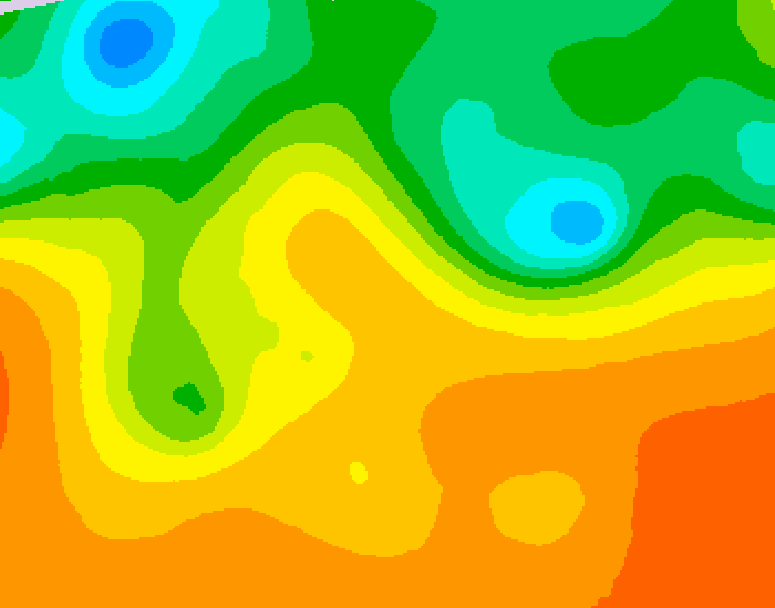 GDPS 500 millibar geopotential height 174 hour forecast chart for Canada based on 2025/09/11 1200Z data