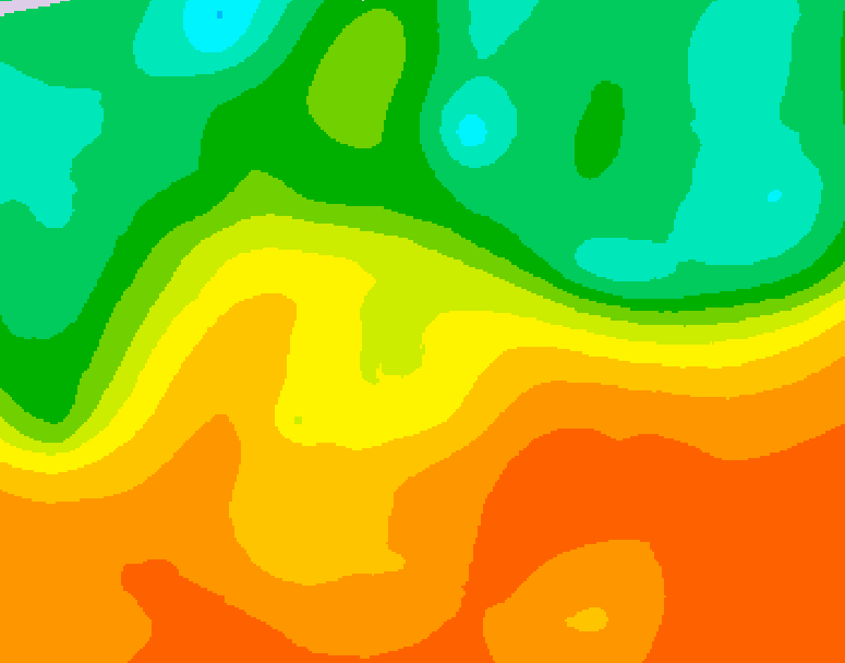 GDPS 500 millibar geopotential height 120 hour forecast chart for Canada based on 2025/09/12 0000Z data
