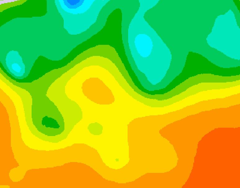 GDPS 500 millibar geopotential height 156 hour forecast chart for Canada based on 2025/09/12 0000Z data