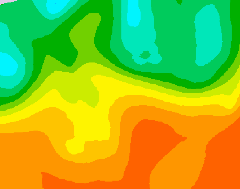 GDPS 500 millibar geopotential height 084 hour forecast chart for Canada based on 2025/09/12 1200Z data