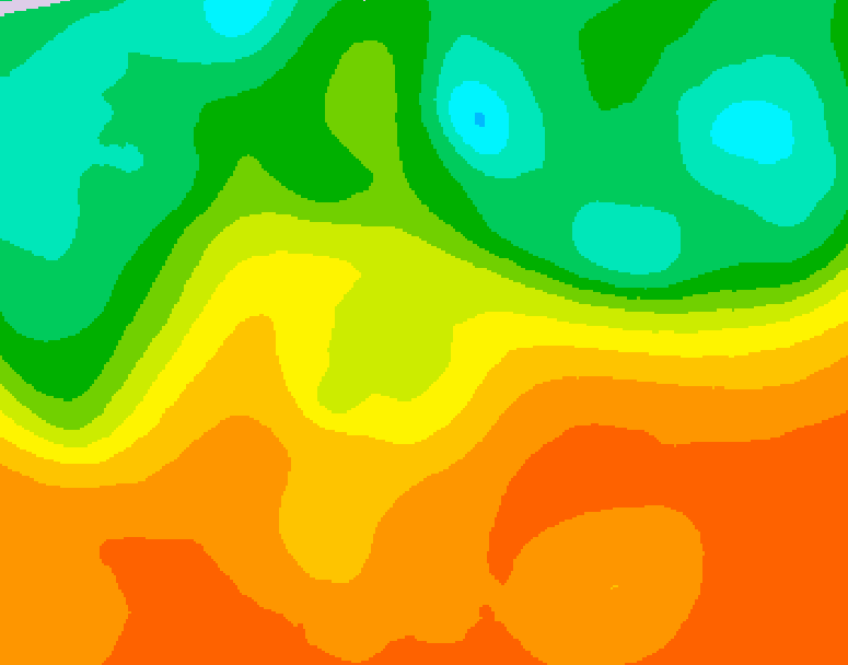 GDPS 500 millibar geopotential height 108 hour forecast chart for Canada based on 2025/09/12 1200Z data