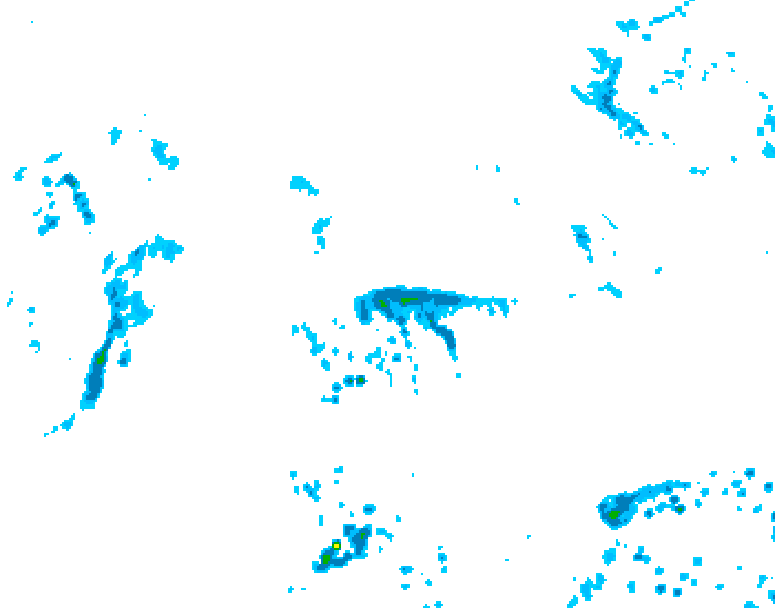GDPS precipitation 108 hour forecast chart for Canada based on 2025/09/12 1200Z data