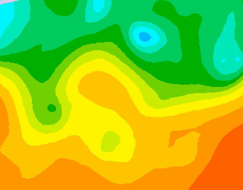 GDPS 500 millibar geopotential height 132 hour forecast chart for Canada based on 2025/09/13 0000Z data
