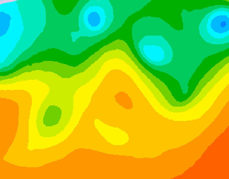 GDPS 500 millibar geopotential height 162 hour forecast chart for Canada based on 2025/09/13 0000Z data