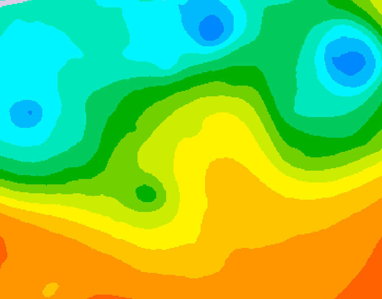 GDPS 500 millibar geopotential height 234 hour forecast chart for Canada based on 2025/09/13 0000Z data