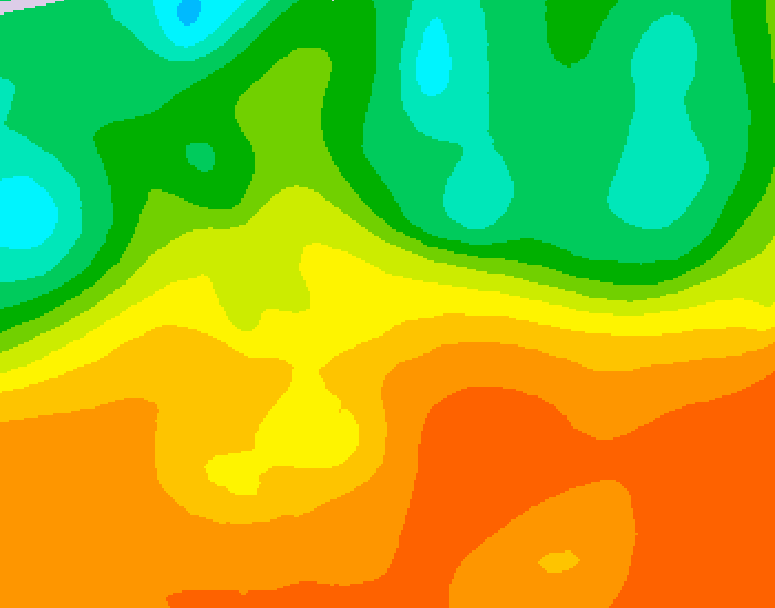 GDPS 500 millibar geopotential height 060 hour forecast chart for Canada based on 2025/09/13 1200Z data