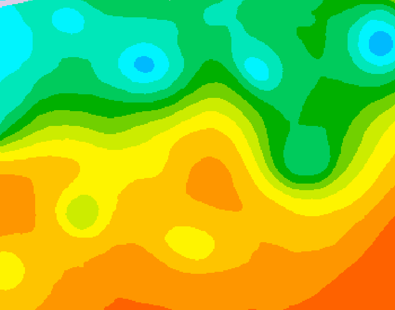 GDPS 500 millibar geopotential height 150 hour forecast chart for Canada based on 2025/09/13 1200Z data