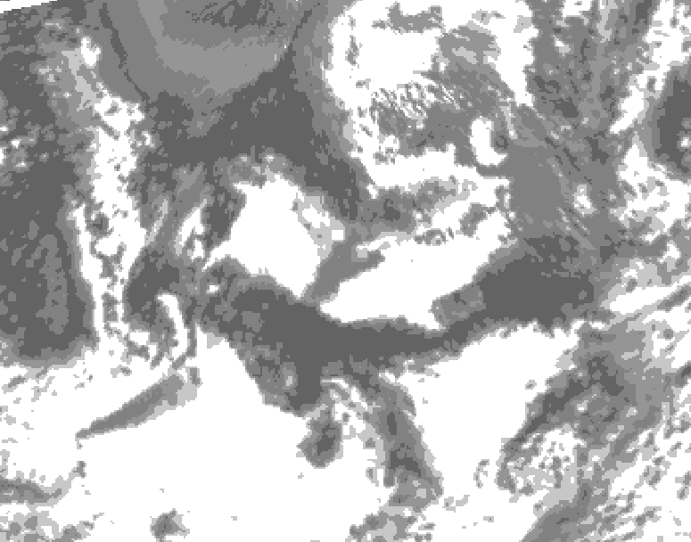 GDPS total cloud 138 hour forecast chart for Canada based on 2025/09/13 0000Z data