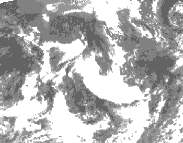 GDPS total cloud 150 hour forecast chart for Canada based on 2025/09/13 1200Z data