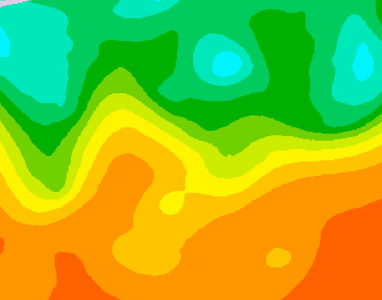 GDPS 500 millibar geopotential height 090 hour forecast chart for Canada based on 2025/09/14 0000Z data