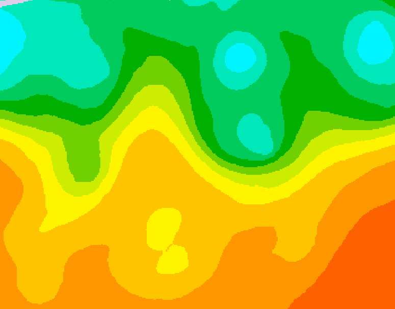 GDPS 500 millibar geopotential height 108 hour forecast chart for Canada based on 2025/09/14 0000Z data