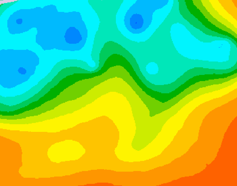 GDPS 500 millibar geopotential height 210 hour forecast chart for Canada based on 2025/09/14 0000Z data