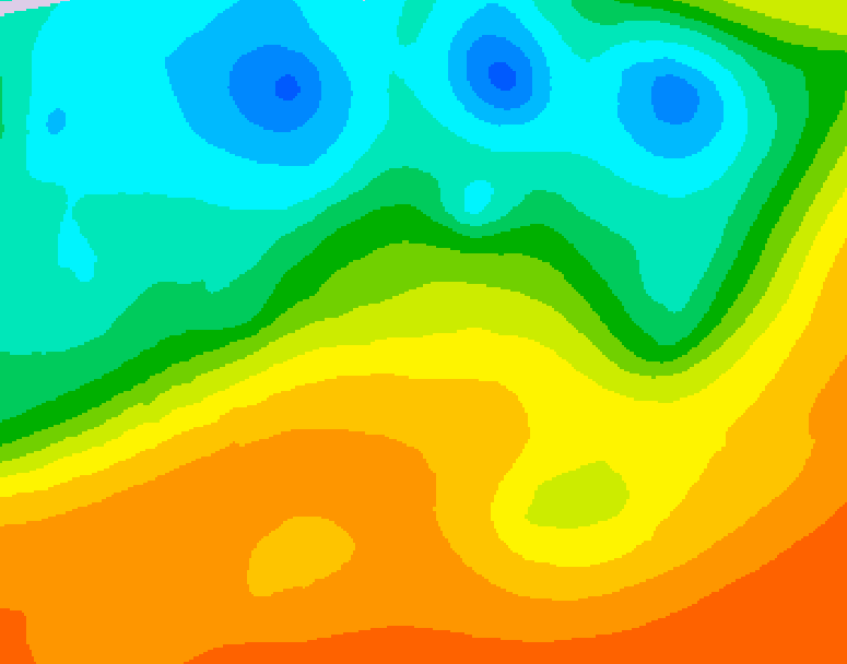 GDPS 500 millibar geopotential height 234 hour forecast chart for Canada based on 2025/09/14 0000Z data