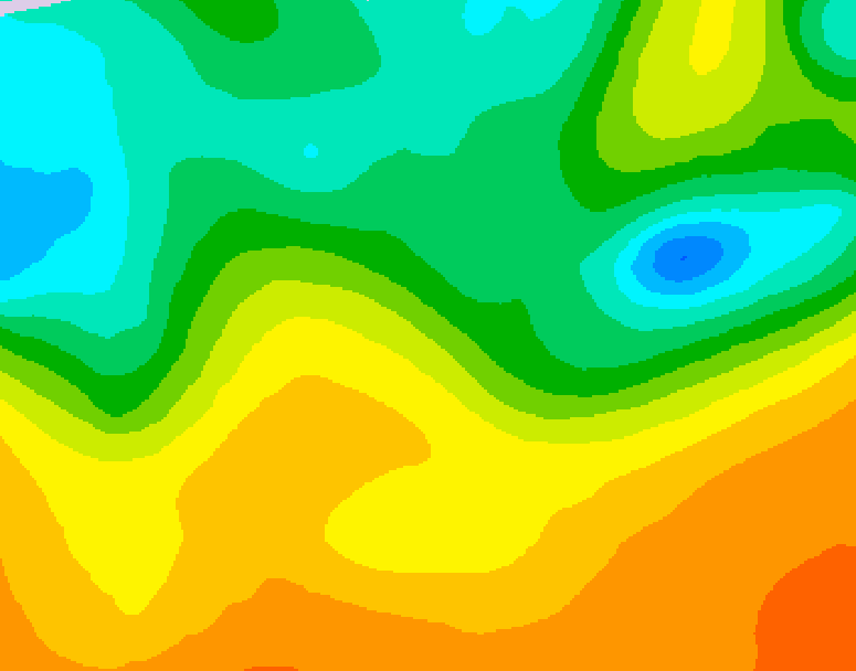 GDPS 500 millibar geopotential height 174 hour forecast chart for Canada based on 2025/09/14 1200Z data