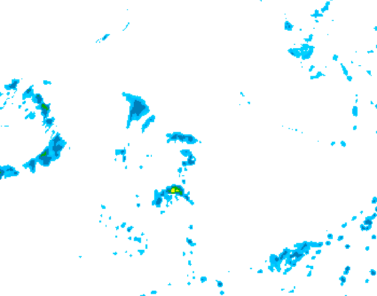 GDPS precipitation 036 hour forecast chart for Canada based on 2025/09/14 1200Z data