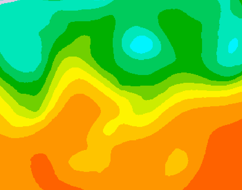 GDPS 500 millibar geopotential height 066 hour forecast chart for Canada based on 2025/09/15 0000Z data