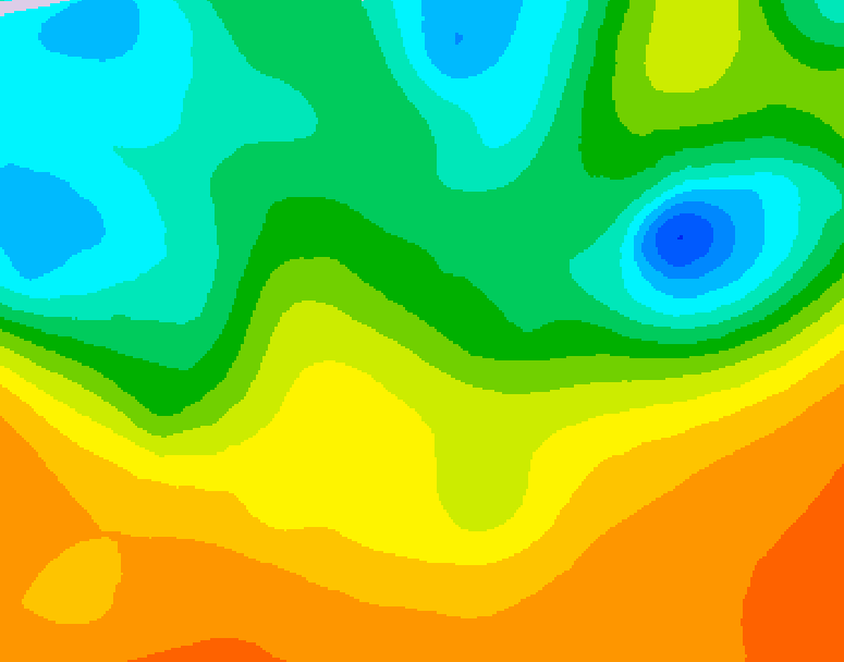GDPS 500 millibar geopotential height 162 hour forecast chart for Canada based on 2025/09/15 0000Z data