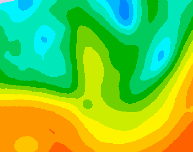 GDPS 500 millibar geopotential height 210 hour forecast chart for Canada based on 2025/09/15 0000Z data