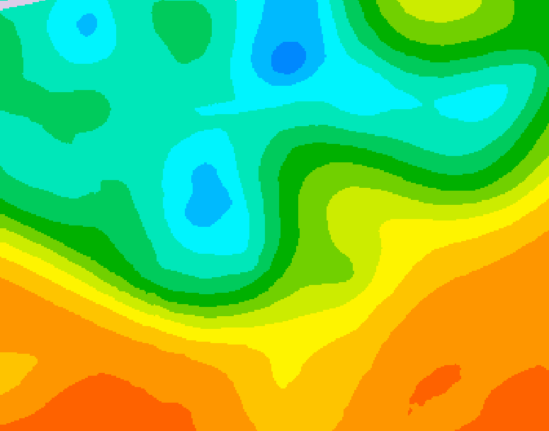 GDPS 500 millibar geopotential height 174 hour forecast chart for Canada based on 2025/09/15 1200Z data