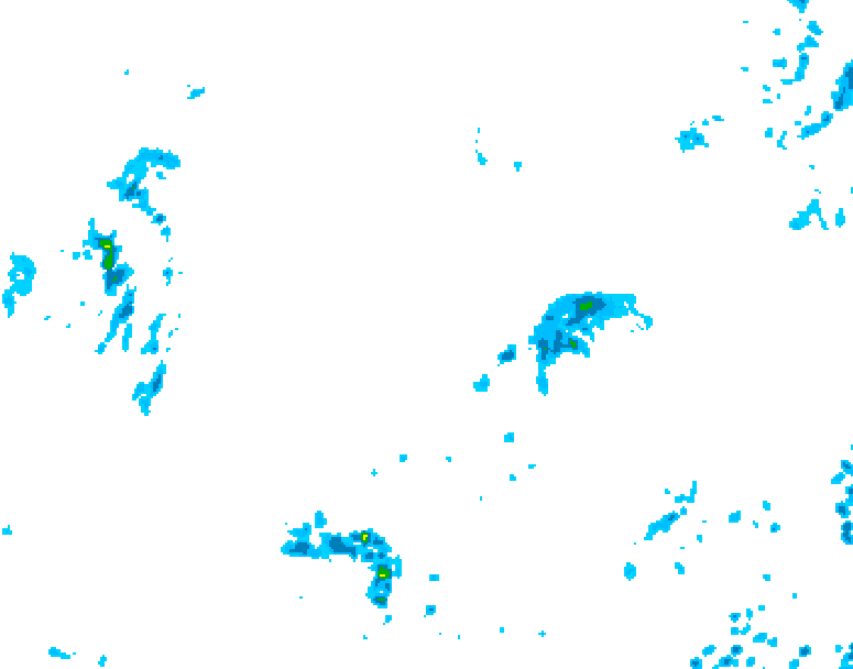 GDPS precipitation 066 hour forecast chart for Canada based on 2025/09/15 0000Z data