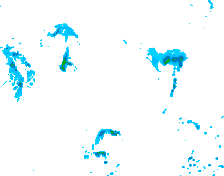 GDPS precipitation 090 hour forecast chart for Canada based on 2025/09/15 0000Z data