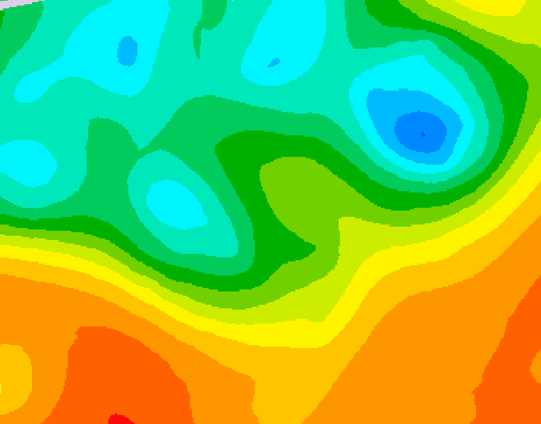 GDPS 500 millibar geopotential height 162 hour forecast chart for Canada based on 2025/09/16 0000Z data