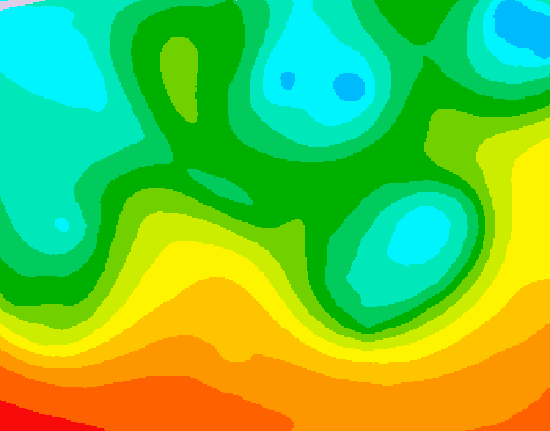 GDPS 500 millibar geopotential height 234 hour forecast chart for Canada based on 2025/09/16 0000Z data