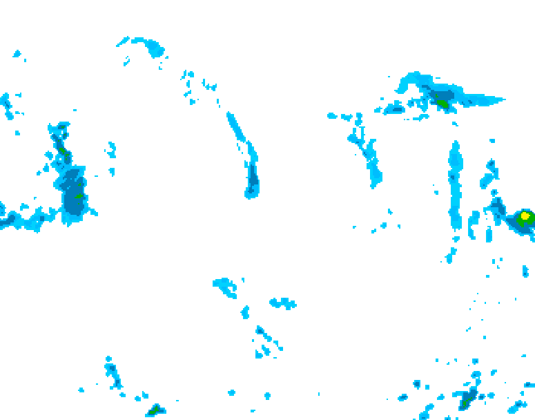GDPS precipitation 090 hour forecast chart for Canada based on 2025/09/16 0000Z data