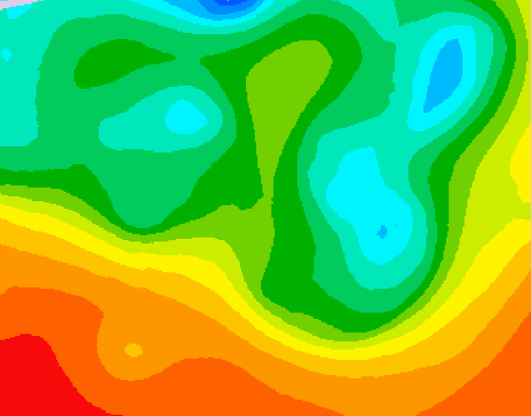 GDPS 500 millibar geopotential height 210 hour forecast chart for Canada based on 2025/09/17 0000Z data
